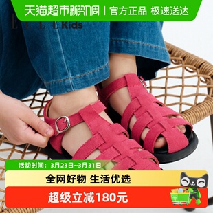 新款 包头2026夏季 儿童罗马鞋 女孩时尚 子 ELLE 休闲鞋 KIDS女童凉鞋