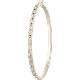 EMPHASIS艾斐诗「融」系列丝锻合金铆钉大耳环单只91318E