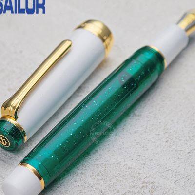 一航日本写乐限定款城堡之星大型21K金笔平顶SAILOR钢笔文具