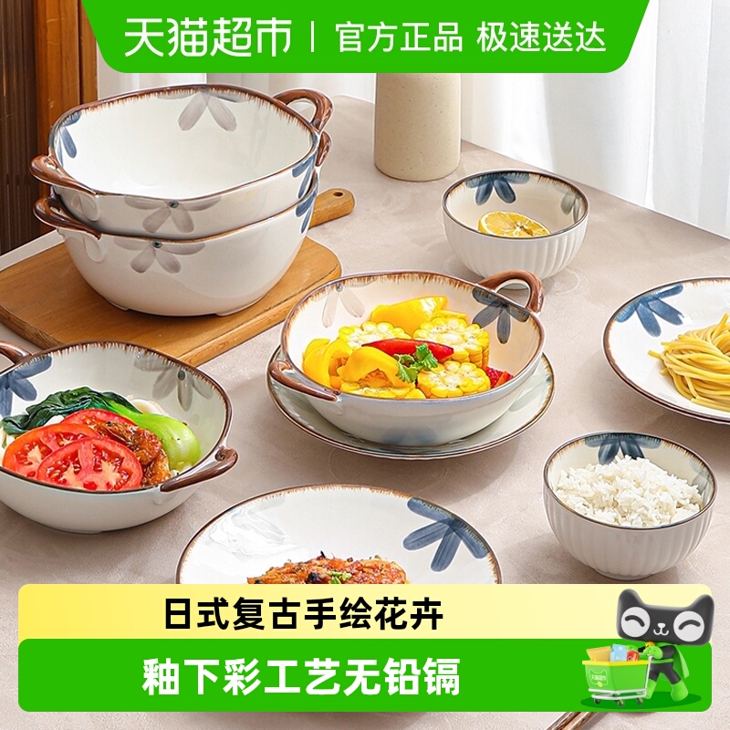 美康之家釉下彩陶瓷家用碗碟