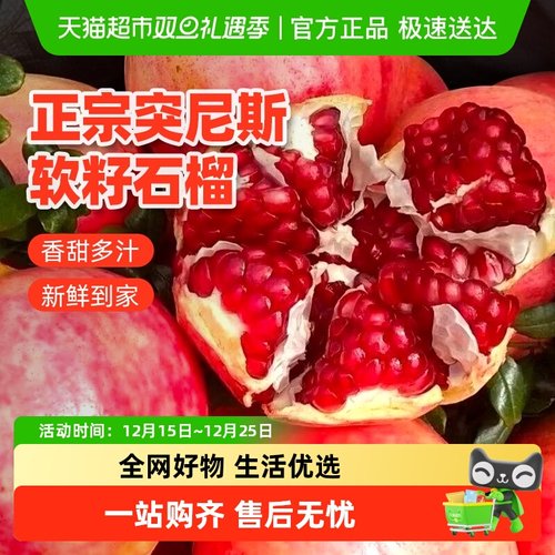 正宗四川突尼斯软籽石榴产地直发