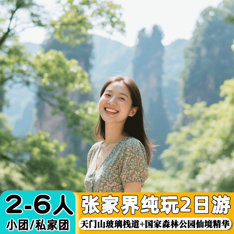 张家界天门山纯玩小团二日游