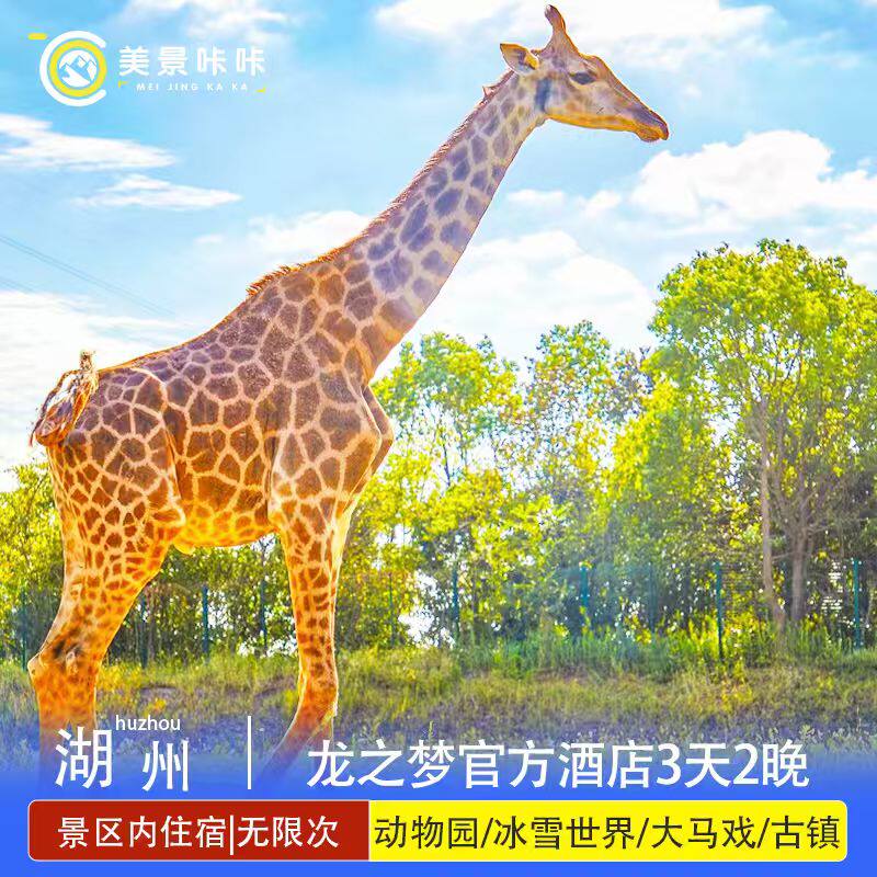 错峰出游|3天2晚龙之梦动物世界大酒店钻石雅仕欢乐古镇瑞峰大马戏太湖演艺城太湖古镇