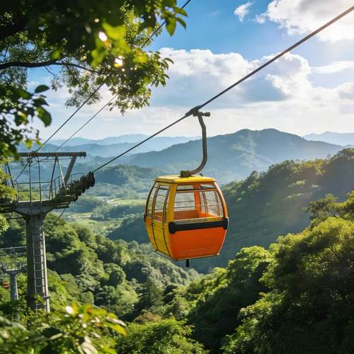 [叱石风景区-双程缆车票]叱石观音缆车【双人往返缆车票】