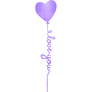 ins风气球我爱你英文贴纸北欧卧室客厅沙发背景墙3d立体墙贴装饰