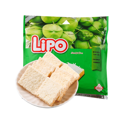 Lipo进口椰子味越南产面包干300g