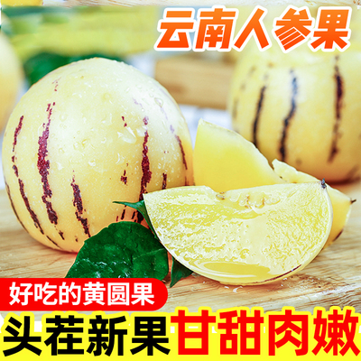 云南人参果新鲜应季水果黄心黄肉圆果人参果
