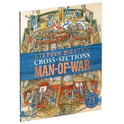 DK不可思议的大剖面 战舰的秘密 英文原版 Stephen Biesty's Cross Sections Man of War 英文版历史图解 进口原版英语书籍