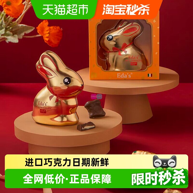 艾达的世界意大利进口高端圣诞巧克力礼盒小兔子玩具零食礼物新年