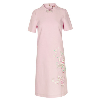 木真了改良时尚女裙短款连衣裙