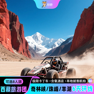 西藏拉萨旅游团六日游珠峰大本营林芝羊湖奇林峡全景环线跟团游