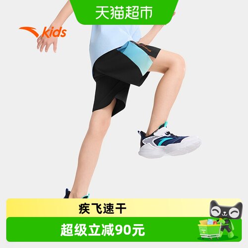 安踏儿童男大童夏装新款五分裤