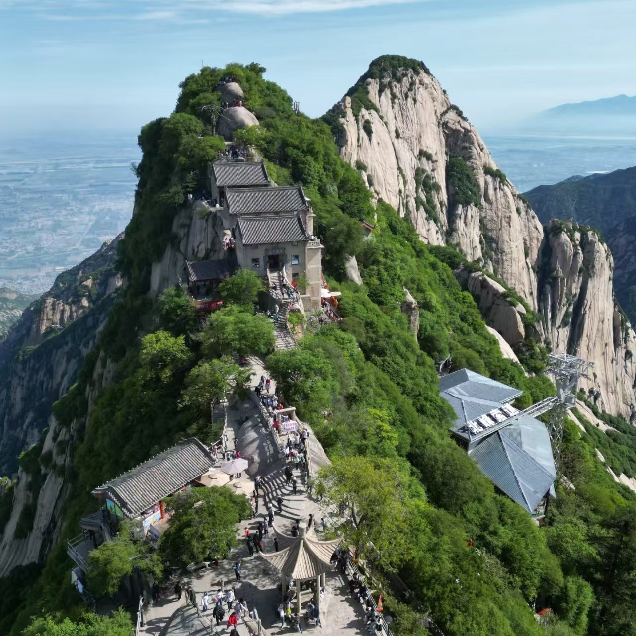 [华山风景名胜区-大门票+北上北下索道+北峰进山车+北峰出山车]大门票+北上北下索道+北峰进山车+北峰出山车