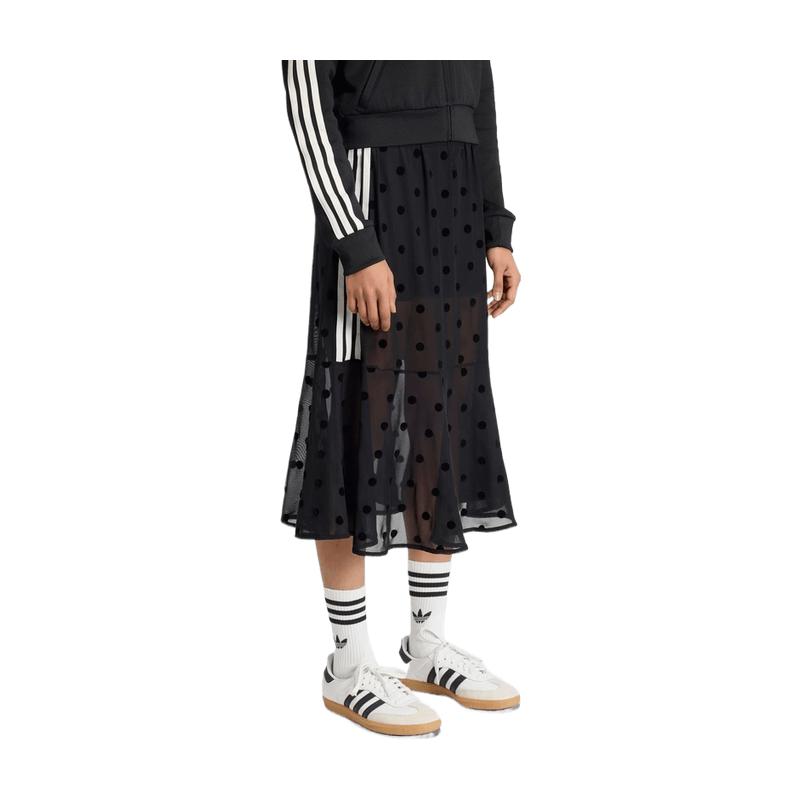 【自营】Adidas Original阿迪三叶草女子针织运动休闲长裙KV1177