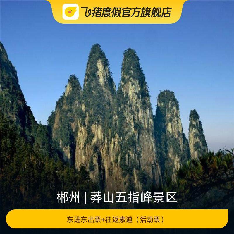 [莽山五指峰景区-东进东出票 往返索道(活动票)]