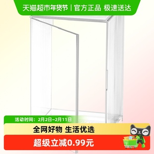 POPMART泡泡玛特 娃娃手办展示盒盲盒玩具手办透明防尘收纳盒