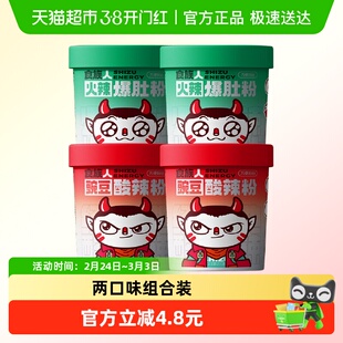 食族人酸辣粉爆肚粉粉丝组合装546g*1组粉丝夜宵麻酱冲泡