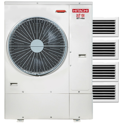 日立一拖四地暖两联变频中央空调