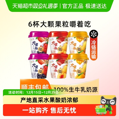 伊利大果粒早餐奶酸奶