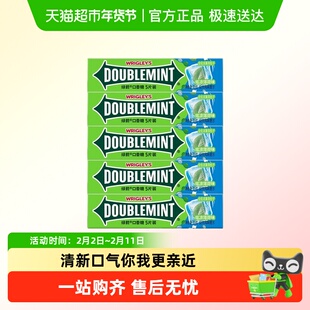 绿箭口香糖炫凉薄荷味条装玫瑰味清新口气零食糖果批发