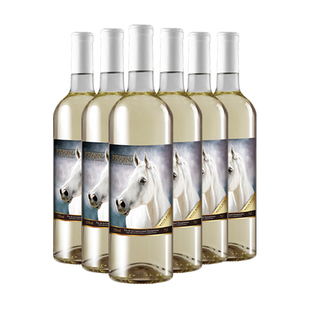 干白葡萄酒法国原汁进口买一送一2瓶6瓶装12°红酒高档送礼750ml