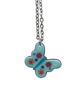 【杀死玛丽苏】拥有小朋友范儿 原创亚克力童趣可爱蝴蝶小熊项链