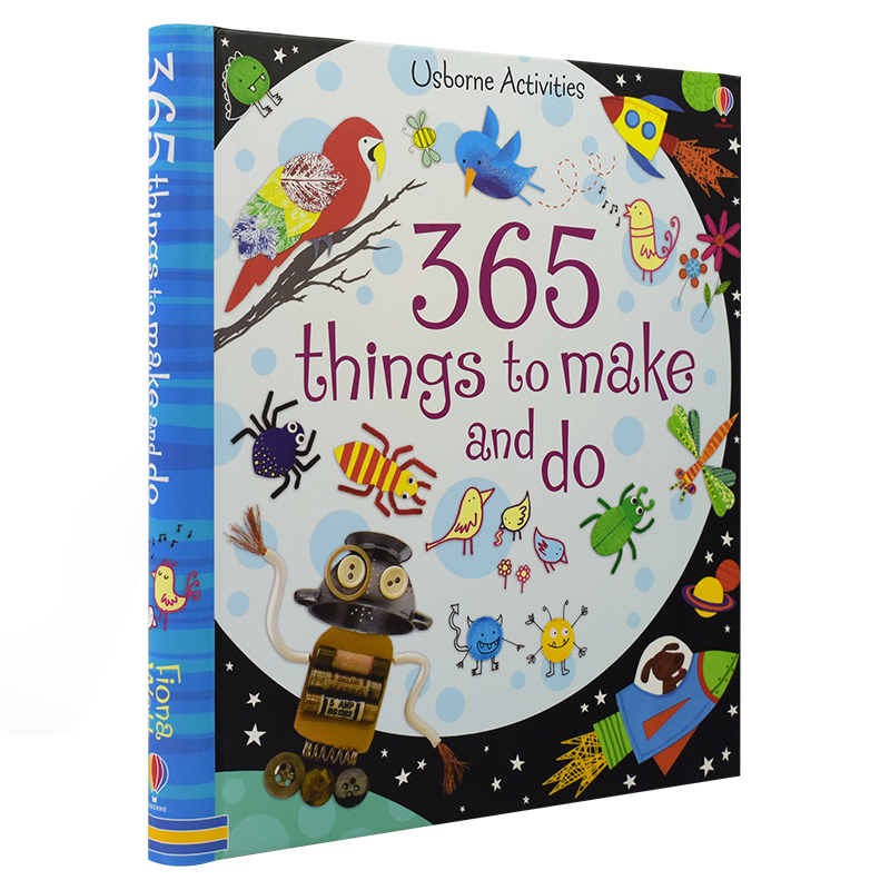 Usborne Activities 365 things to make and do 尤斯伯恩 365件手工小事物 儿童英语益智趣味互动书 激发创造力英文原版进口图书