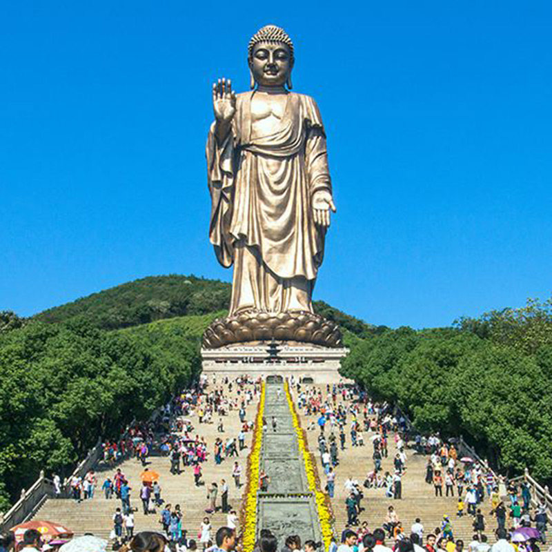 私家团无锡灵山大佛+拈花湾一日游上门接送 可升级英文导游接待