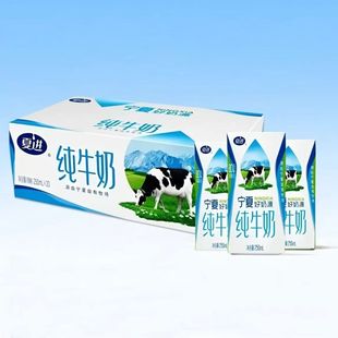 10月产 3.2蛋白全脂香浓纯牛奶 夏进纯牛奶整箱250ml20盒装