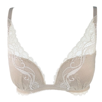 深v透气上托防下垂无钢圈文胸