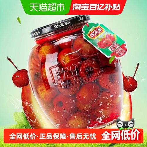 欢乐家糖水山楂罐头980g×1罐