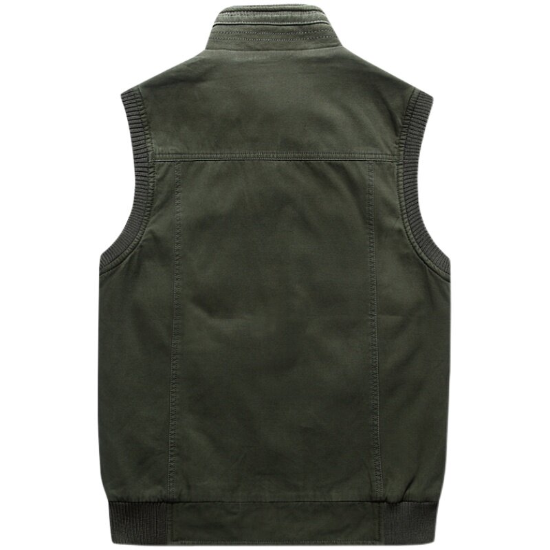 新款休闲马甲男士外套春秋款多口袋导演休闲钓鱼摄影背心男马夹