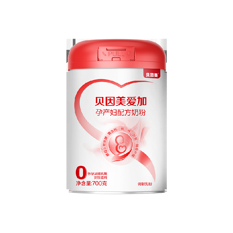 贝因美爱加孕妇配方牛奶粉适用于怀孕期孕产妇哺乳期富含叶酸