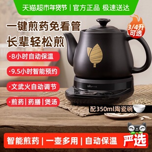 小熊煎药壶家用中药电煎壶煮煲熬中药电砂锅熬药罐陶瓷中医养生壶