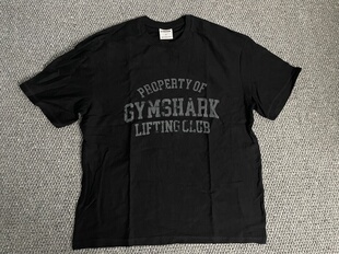 Gymshark竹节棉健身运动宽松短袖 欧美码