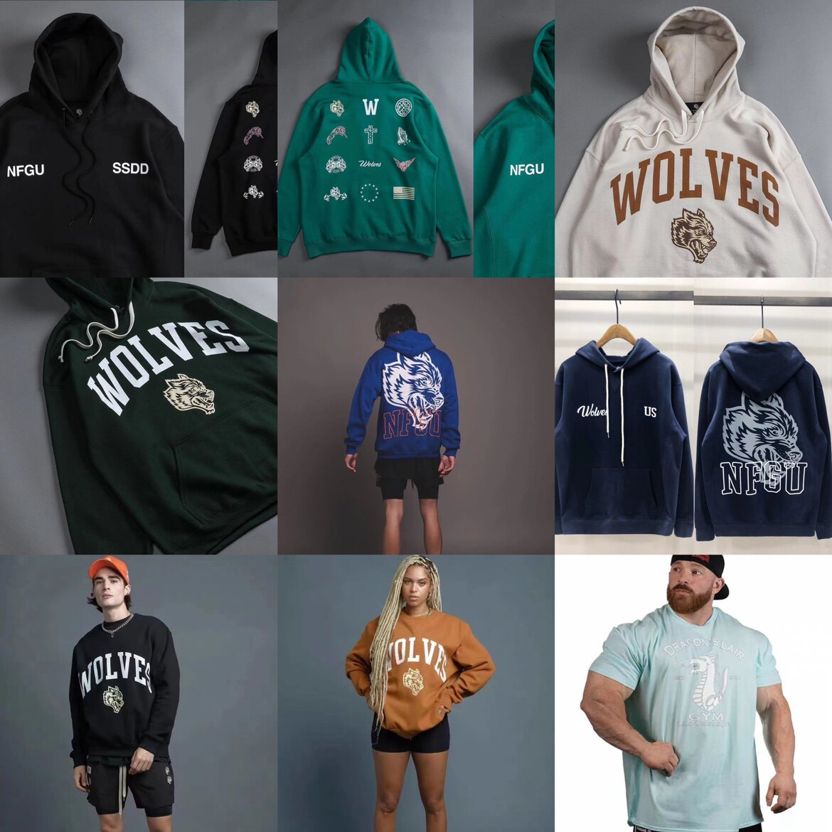 C BAO CHRIS VELVET THICKENED HOODED SWEATSHIRT LOOSE PULLOVER [EU SIZE]