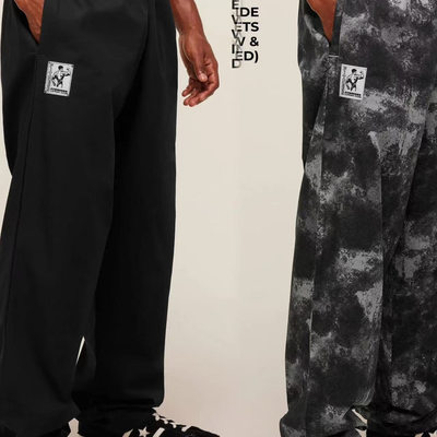 gymshark鲨鱼健身运动精棉长裤训练阔腿裤休闲健美直筒裤欧美码