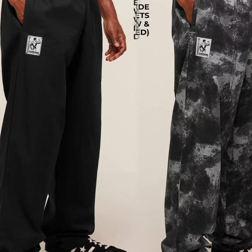 gymshark鲨鱼健身运动精棉长裤神裤训练阔腿裤健美直筒裤欧美码