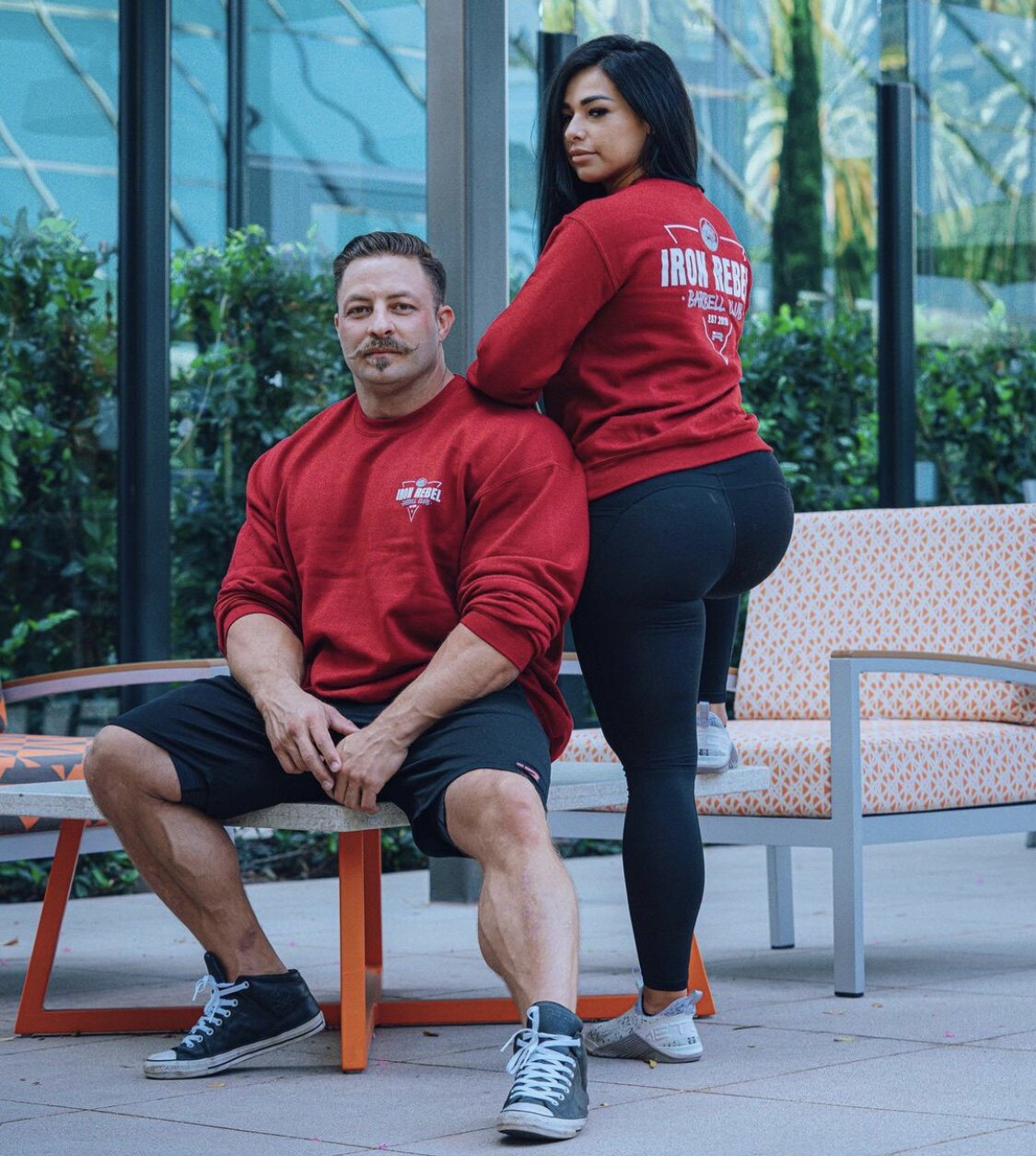 IR GLOBAL BEAST FITNESS LOOSE COTTON LONG SLEEVE SWEATSHIRT