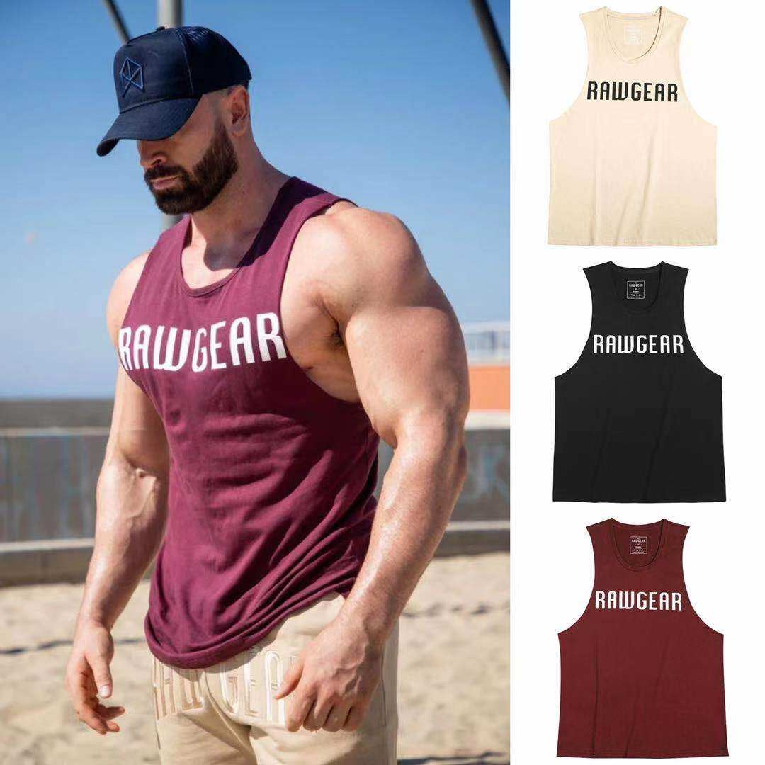 XIAOLIWANG SHOULDER SPORTS VEST COTTON [EUROPEAN AND AMERICAN SIZE]