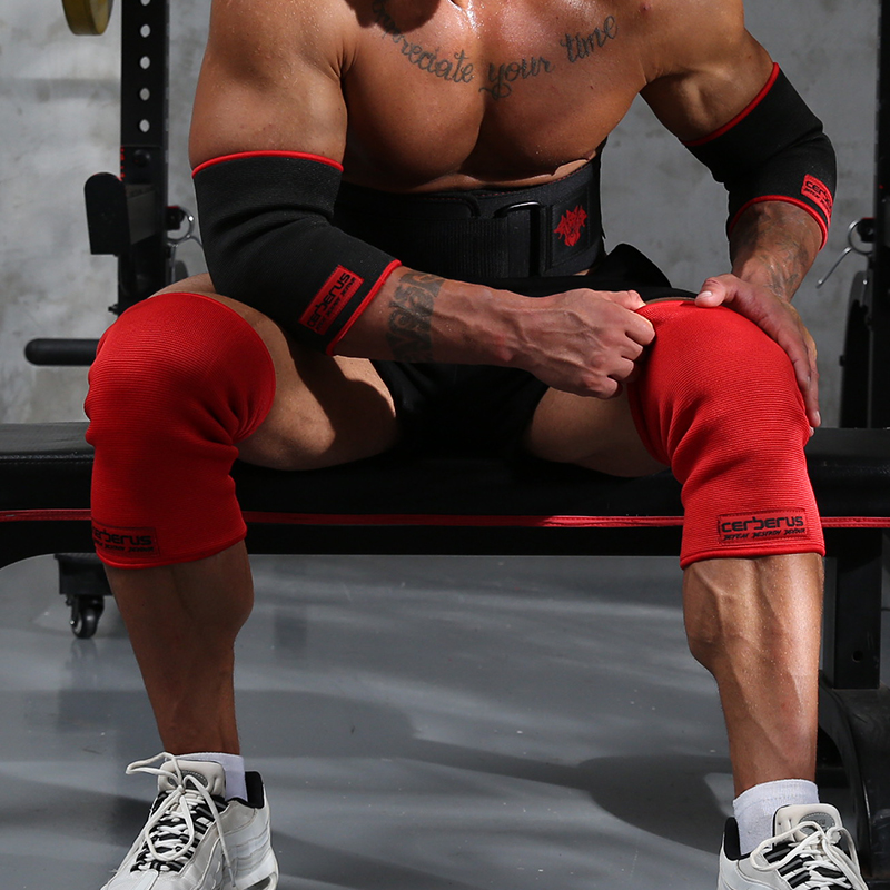 地狱犬健身深蹲力量举运动护膝