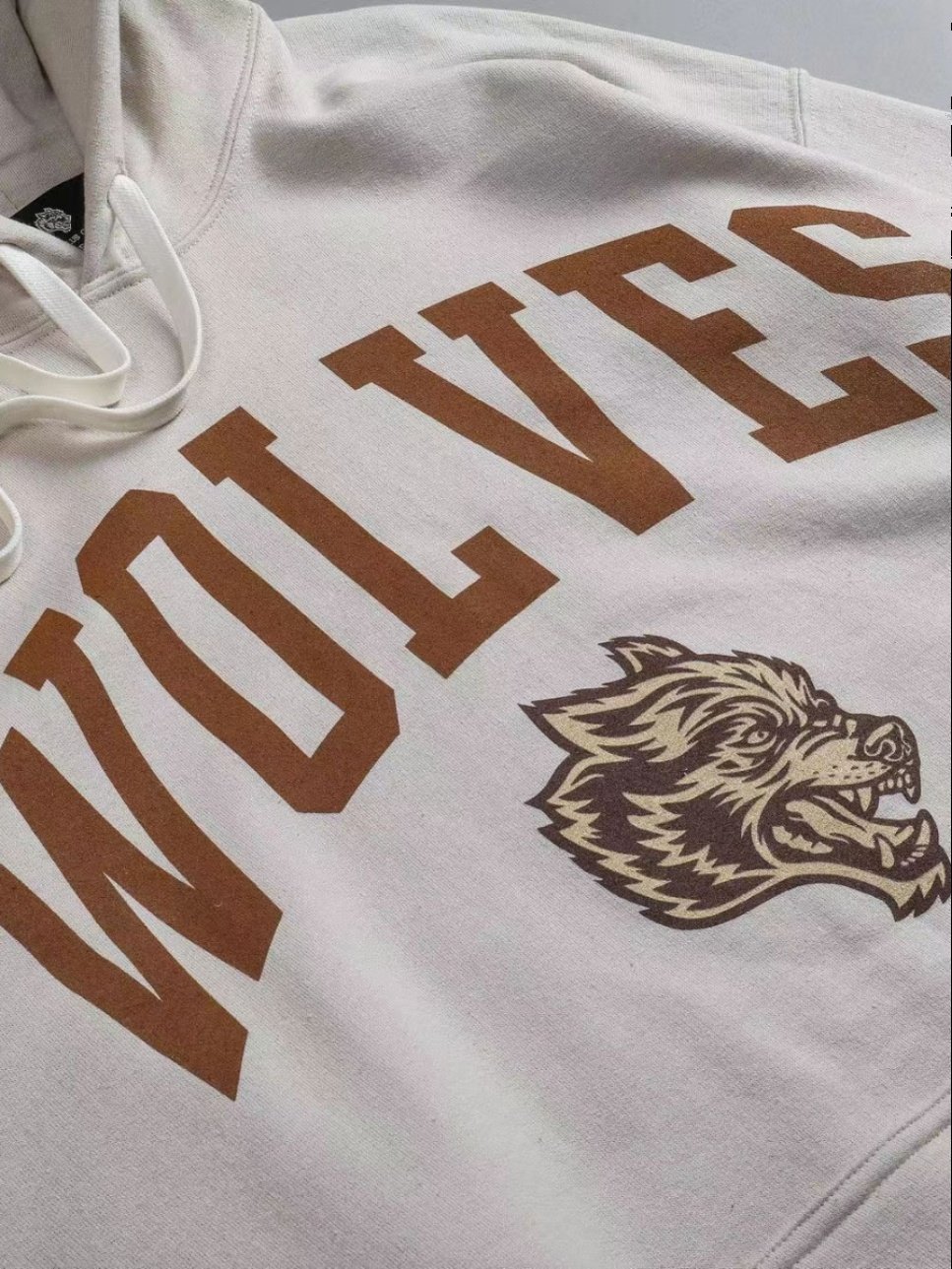 DARCSPOR BIG WAVE BROTHER WOLF HEAD SWEATSHIRT FITNESS & BODYBUILDING AUTUMN & WINTER HEAVY HOODED LONG SLEEVE [EUR & US]