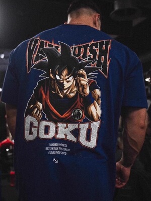 VQ悟空悟饭健身运动宽松短袖欧美码