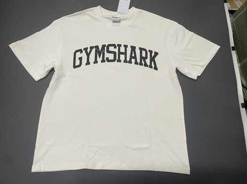 Gymshark克里斯同款鲨鱼超柔软经典健身健美运动短袖T恤欧美码