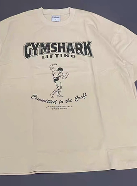 Gymshark阿诺德短袖健身健美运动精梳棉宽松透气上衣T恤欧美码