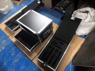 2U抽屉带盖板无线话筒接收机航空箱天线放大器话筒航空箱话筒