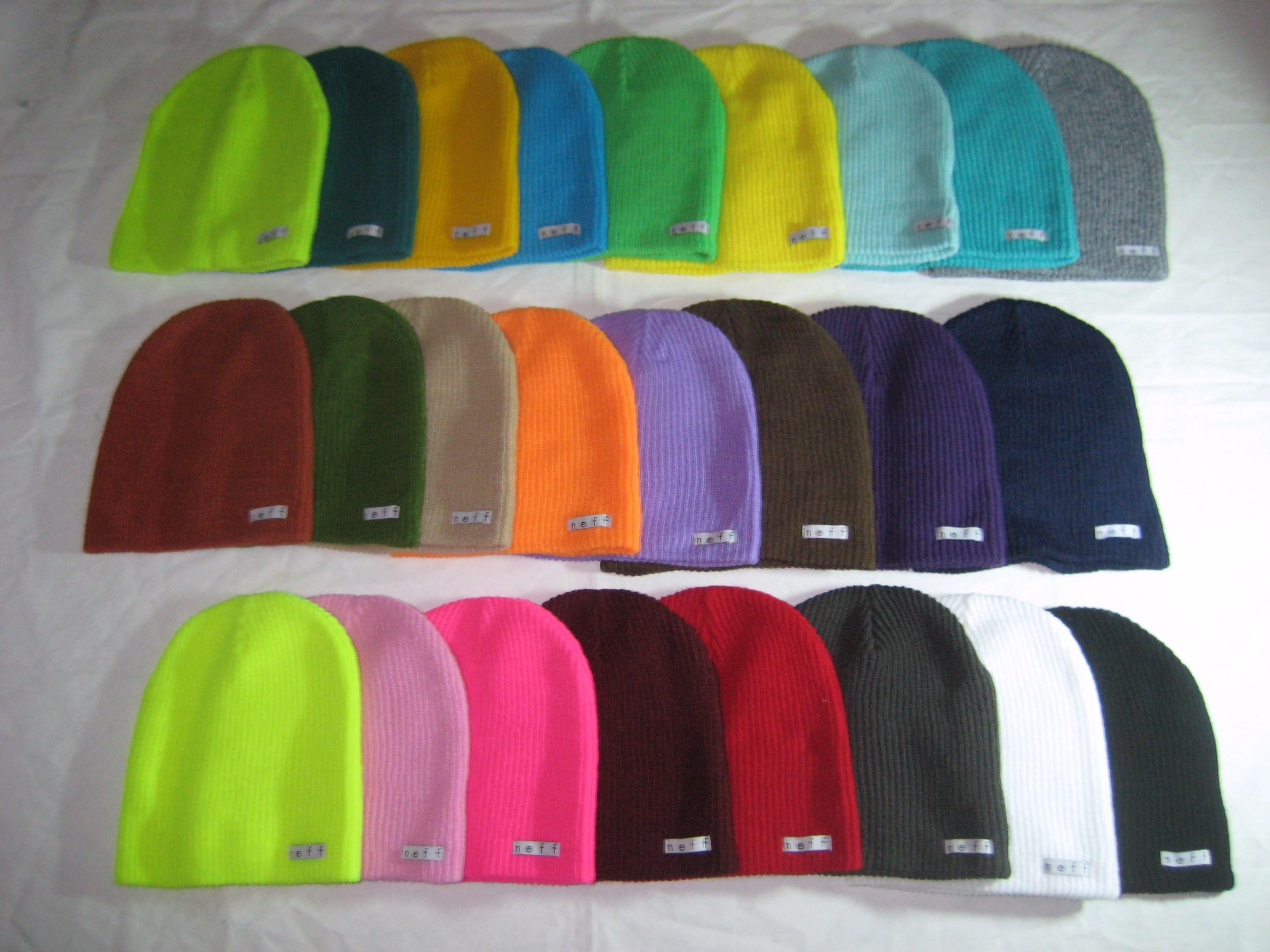 糖果色光身柔软冷帽街舞瑜伽帽子