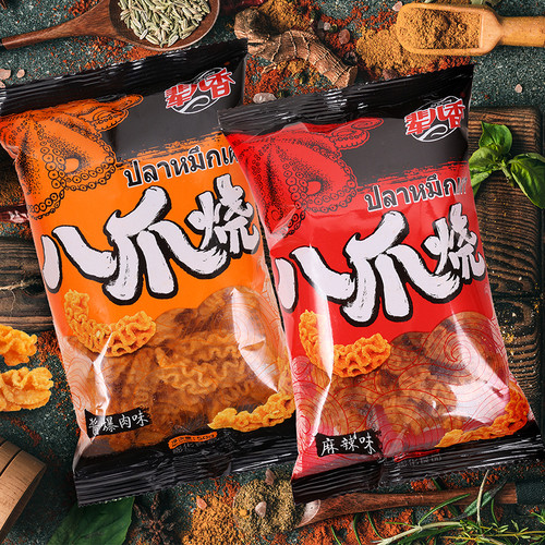 八爪烧怀旧好吃解馋休闲膨化零食
