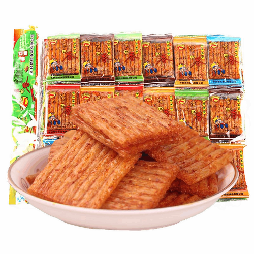毛劲松嘴巴香辣条儿时解馋小零食