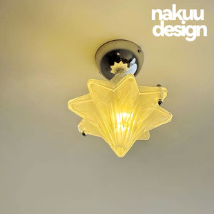 阳台入户走廊衣帽间吸顶灯 Deco星星过道灯包豪斯设计师款 法式 Art